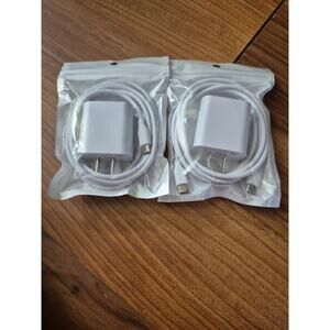 2 OthoKing USB C Chargers & 2 20W USB Fast Wall Charger Type C Charger Block S18